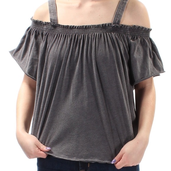 Free People We the Free Rust Red Fast Cane Halter Tank Top Oversized Size XS - Picture 3 of 8